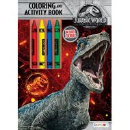 Bendon Coloring and Activity Book with Crayons, Jurassic World Fallen Kingdom
