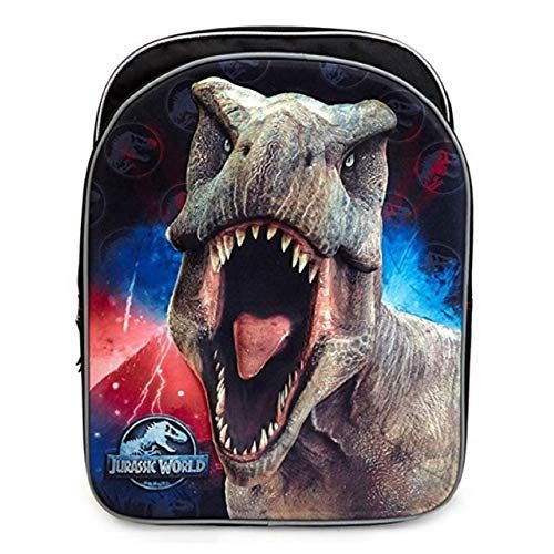  Jurassic World Backpack for Boys Kids ~ Deluxe 3D 16 Jurassic Park Backpack (Jurassic World School Supplies)