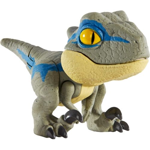  Jurassic World Snap Squad Velociraptor Blue Figure