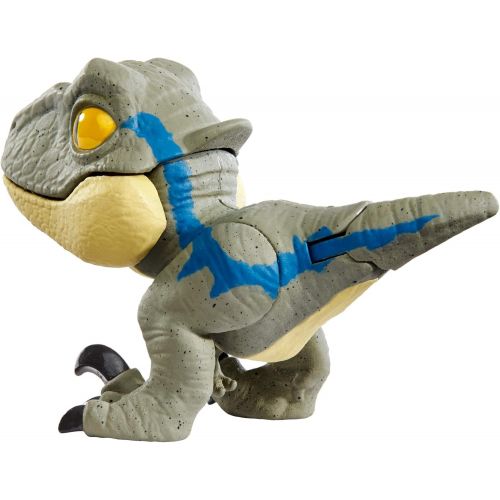  Jurassic World Snap Squad Velociraptor Blue Figure