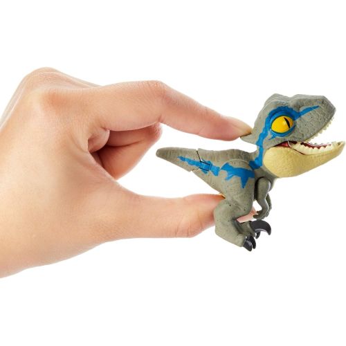  Jurassic World Snap Squad Velociraptor Blue Figure