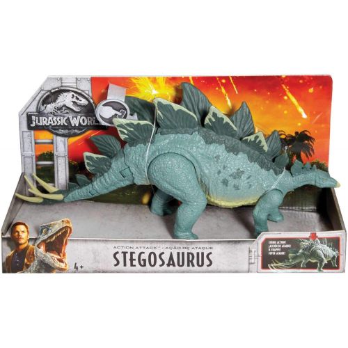  Jurassic World Toys Jurassic World Action Attack Stegosaurus Figure