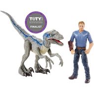 Jurassic World Toys Jurassic World Story Pack Velociraptor Blue & Owen