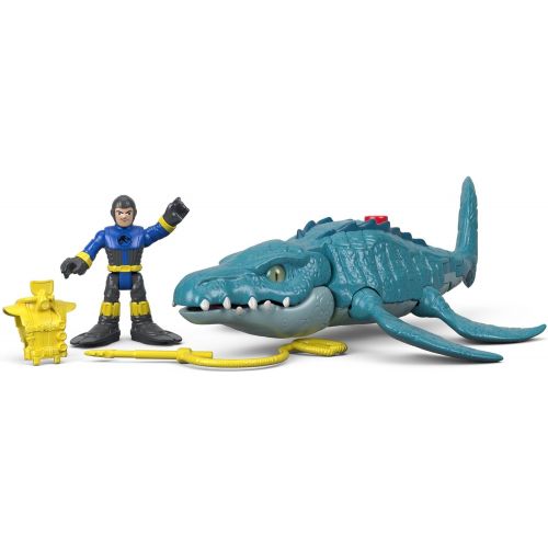  Fisher-Price Imaginext Jurassic World, Mosasaurus & Diver