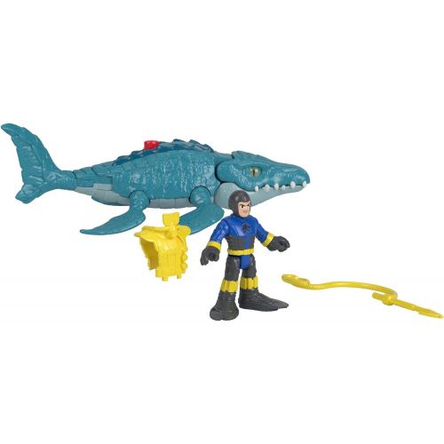  Fisher-Price Imaginext Jurassic World, Mosasaurus & Diver