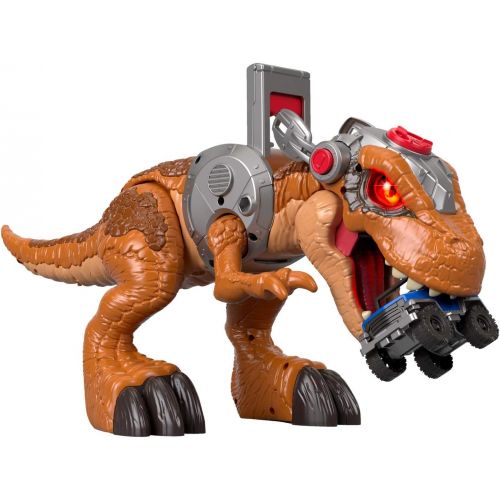 디즈니 Fisher-Price Imaginext Jurassic World T. Rex Dinosaur Playset [Amazon Exclusive]