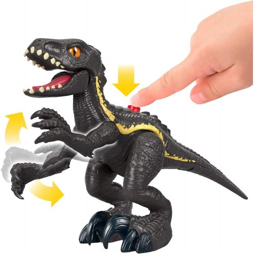  Fisher-Price Imaginext Jurassic World Indoraptor Dinosaur & Maisie Figure