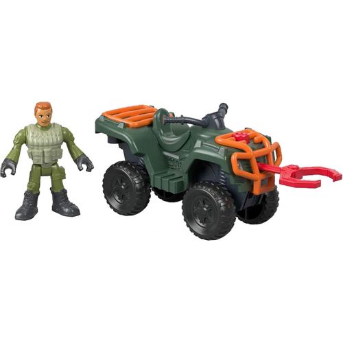 디즈니 Fisher-Price Imaginext Jurassic World, Claire & Gyrosphere