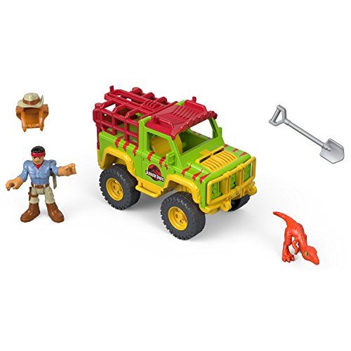  Fisher-Price Imaginext Jurassic World, Dr. Grant & 4x4