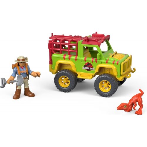  Fisher-Price Imaginext Jurassic World, Dr. Grant & 4x4