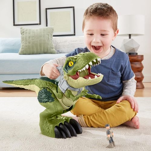 디즈니 Fisher-Price Imaginext Jurassic World Mega Mouth T.rex, Multicolor (GBN14)