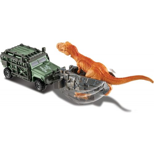 디즈니 MATCHBOX JURASSIC WORLD DINO TRANSPORTERS TYRANNO-HAULER Vehicle and figure