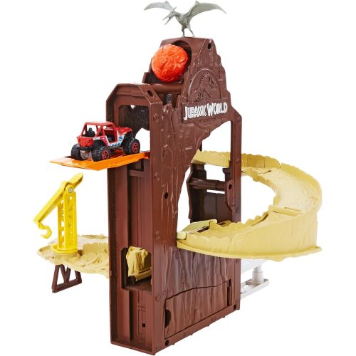 디즈니 MATCHBOX JURASSIC WORLD PORTABLE PLAYSET Island Escape Playset