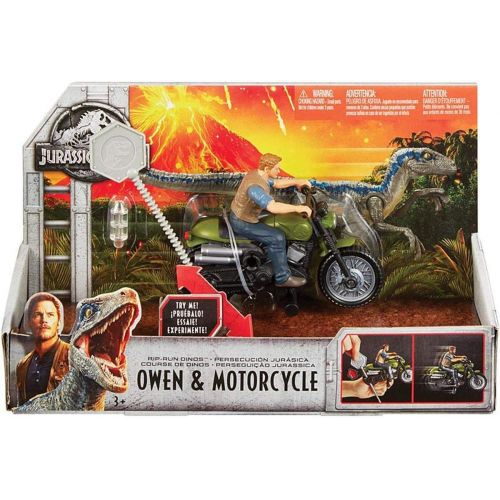 디즈니 Jurassic World Toys JURASSIC WORLD RIP-RUN DINOS Velociraptor Blue