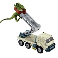 Matchbox Jurassic World Dino Transporters Dilopho-loader Vehicle and Figure
