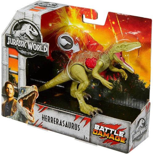  Jurassic World Toys JURASSIC WORLD BATTLE DAMAGE Herrerasaurus