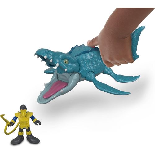  Fisher-Price Imaginext Jurassic World, Mosasaurus & Diver