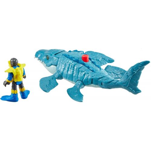  Fisher-Price Imaginext Jurassic World, Mosasaurus & Diver