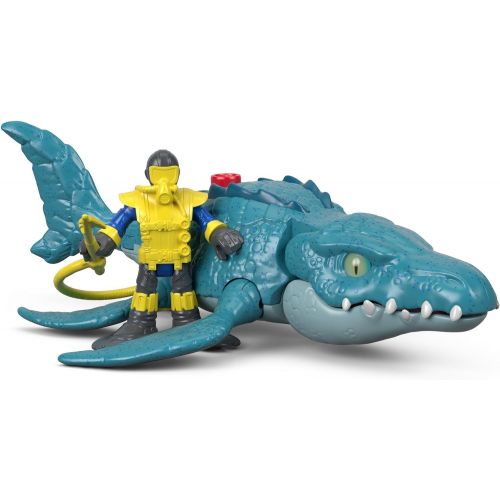  Fisher-Price Imaginext Jurassic World, Mosasaurus & Diver