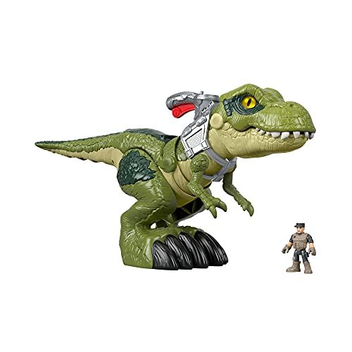 디즈니 Fisher-Price Imaginext Jurassic World Mega Mouth T.rex, Multicolor (GBN14)