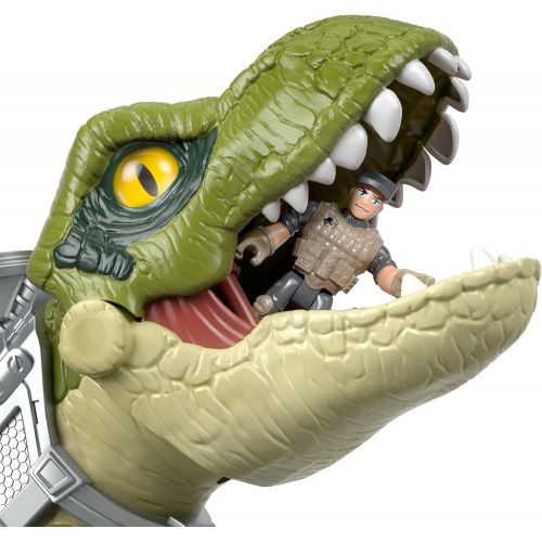 디즈니 Fisher-Price Imaginext Jurassic World Mega Mouth T.rex, Multicolor (GBN14)