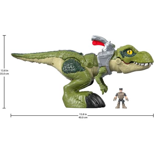 디즈니 Fisher-Price Imaginext Jurassic World Mega Mouth T.rex, Multicolor (GBN14)