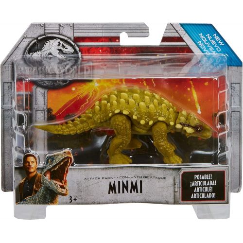 디즈니 Jurassic World Toys Jurassic World Attack Pack Minmi