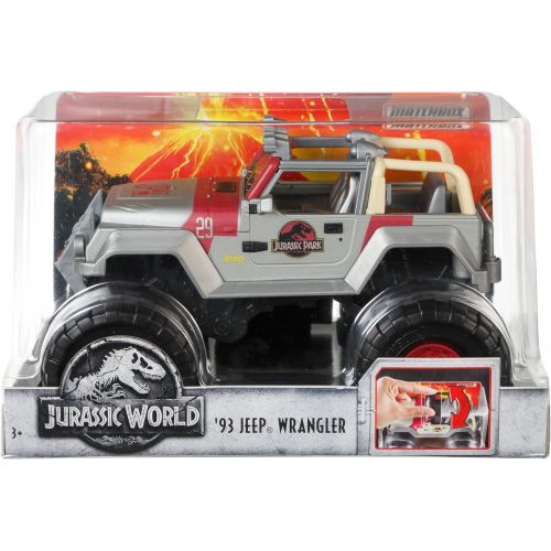  Matchbox Jurassic World 93 Jeep Wrangler