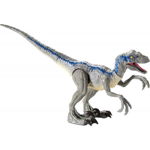 디즈니 Jurassic World Toys Jurassic World Savage Strike Velociraptor Blue