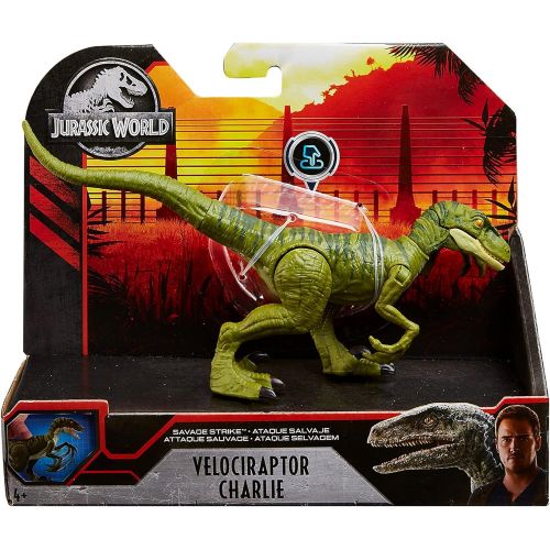  Jurassic World Toys Jurassic World Savage Strike Dinosaur Figure, Smaller Size, Attack Move Iconic to Species, Movable Arms & Legs, Great Gift for Ages 4 Years Old & Up