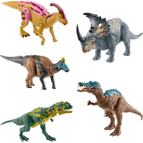  Jurassic World Toys Jurassic World Sound Strike Dinosaur Action Figure, Triceratops