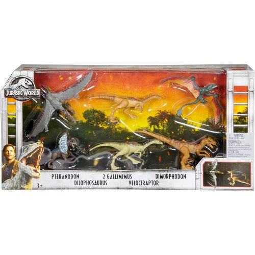  Jurassic World Toys JURASSIC WORLD LEGACY COLLECTION 6-PACK Dinosaurs