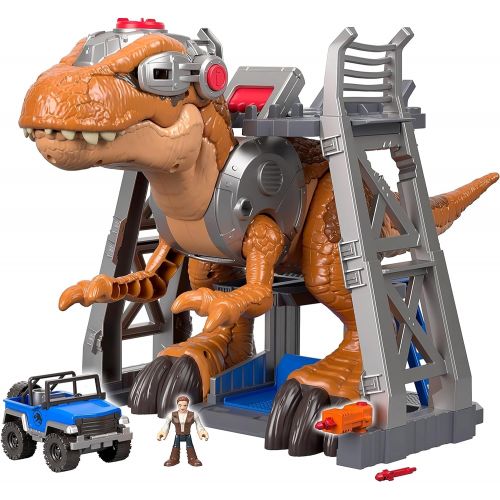 디즈니 Fisher-Price Imaginext Jurassic World, T-Rex Dinosaur [Amazon Exclusive]