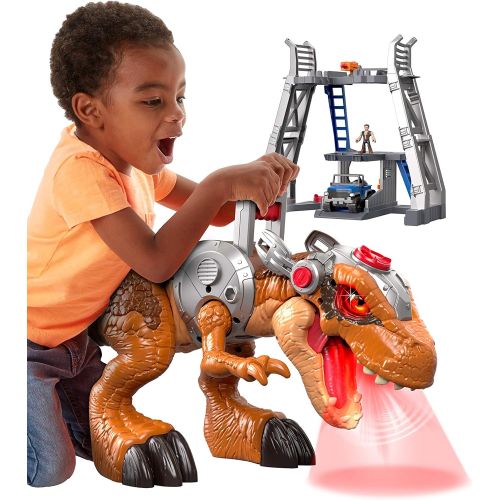 디즈니 Fisher-Price Imaginext Jurassic World, T-Rex Dinosaur [Amazon Exclusive]