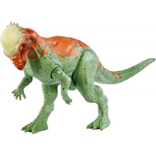  Jurassic World Toys Jurassic World Battle Damage Pachycephalosaurus Figure