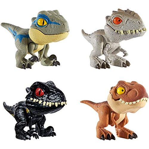 디즈니 Jurassic World Toys Jurassic World Snap Squad 4-Pack Pack 1