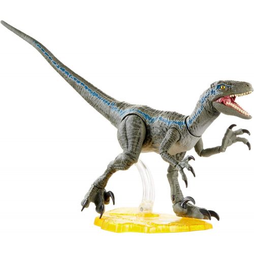  Jurassic World Toys World Velociraptor Blue Action Figure, Multi, Model:GJN93