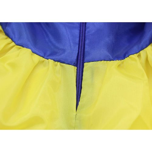  Jurebecia Girls Snow White Costume Kids Princess Dress up Fancy Halloween Party Role Play Cosplay Dresses Outfits 1-12 Years