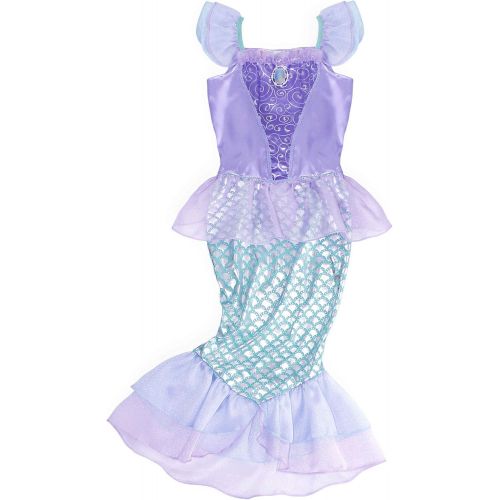  Jurebecia Little Girls Mermaid Costume Kids Princess Dress Up Fancy Theme Birthday Party Outfits Role Play 3 10 Years