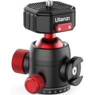 [아마존베스트]Jusmo Tripod Ball Head, ULANZI Professional Claw Quick Release Panoramic Ballhead with Cold Shoe, 20KG/44.1lbs Loading Capacity, for Tripod,Monopod,Slider,DSLR Camera/Camcorder Quick Mou