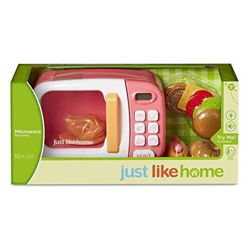  Just Like Home Microwave - Pink