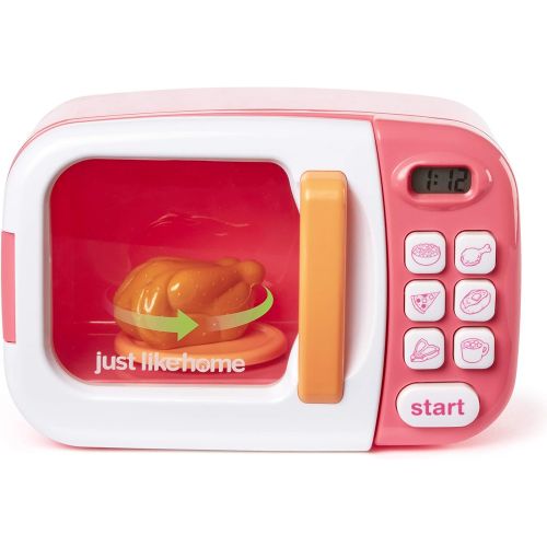  Just Like Home Microwave - Pink