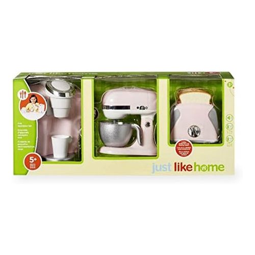  Just Like Home just like home Kids Kitchen Pink Appliance Set