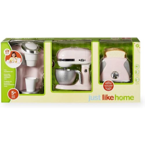  Just Like Home just like home Kids Kitchen Pink Appliance Set