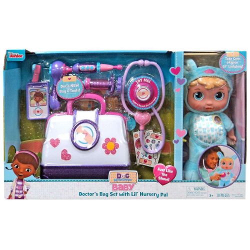  Just Play Disney Baby Doctors Bag Set with Lil Nursery Pal Playset [Bunny]