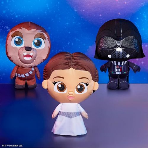  Just Play Star Wars™ Doorables Puffables Plush ? Star Wars: A New Hope™, 10-inch Squishy Plush Featuring Glitter Eyes, Styles May Vary, Kids Toys for Ages 3 Up
