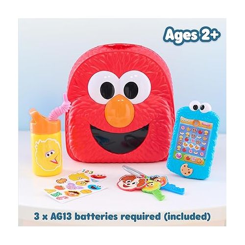  Just Play Sesame Street Have A Sesame Day 7-Piece Bag Set, Dress Up and Pretend Play, Officially Licensed Kids Toys for Ages 2 Up