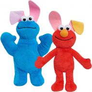 Just Play Sesame Street Easter Small Plush Bundle, 9-inch Tall Elmo and Cookie Monster Stuffed Animals, Kids Toys for Ages 18 Month