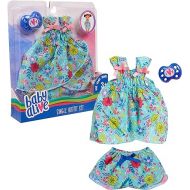 Baby Alive Single Outfit Set for Baby Dolls (Doll Sold Separately), Teal and Floral Print Blouse and Play Pacifier, Kids Toys for Ages 3 Up by Just Play