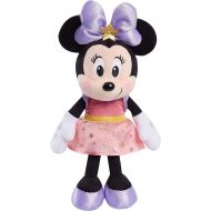 Just Play Disney Junior Minnie Mouse 8-Inch Small Stars Minnie Mouse Plushie Stuffed Animal, Pink, Officially Licensed Kids Toys for Ages 2 Up